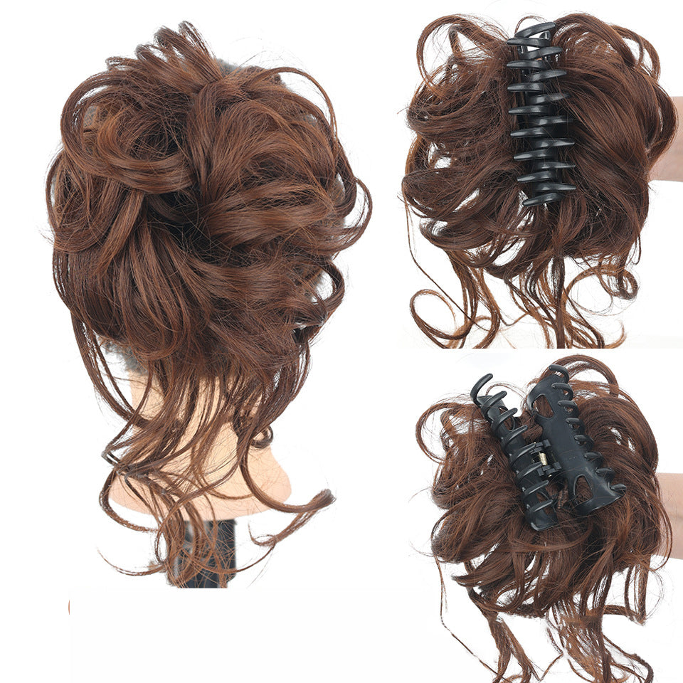 💥Hot Sale 💥- Haarstuk voor rommelige knot. golvende krullende chignon paardenstaart voor dagelijks gebruik