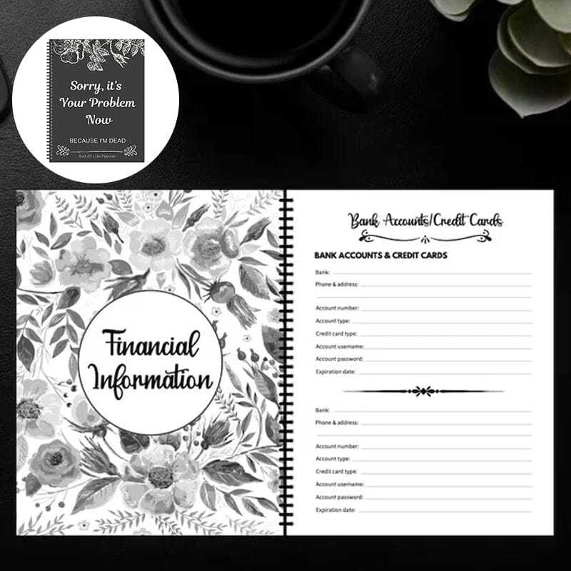 🎃 HalloweenGift: Sh*t. I'm Dead! End of Life Planner - The Ultimate Spooky Gift! 💀👻