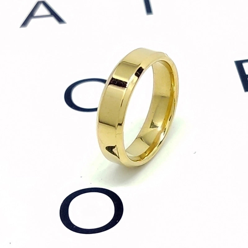 Minimalist Geometric Stainless Steel Rings