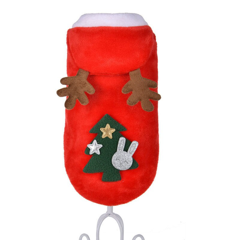 Christmas Dog Clothes Hoodies