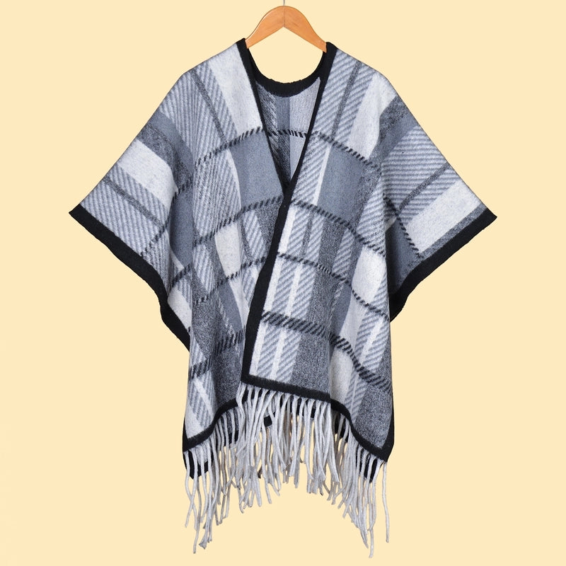 Women's Retro Graffiti Polyester Acrylic Oil Painting Shawl
