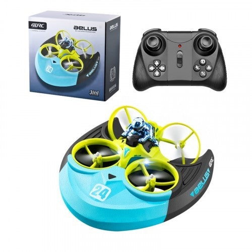 3IN1 4DRC REMOTE CONTROL CAR & BOAT V24 DRONE