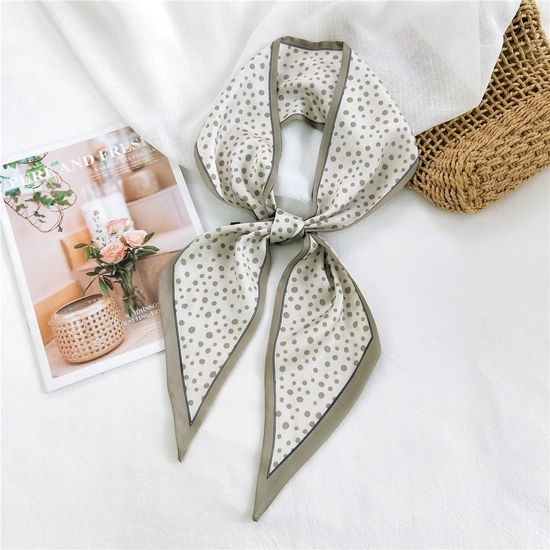 Fashion Printing Long Silk Scarf