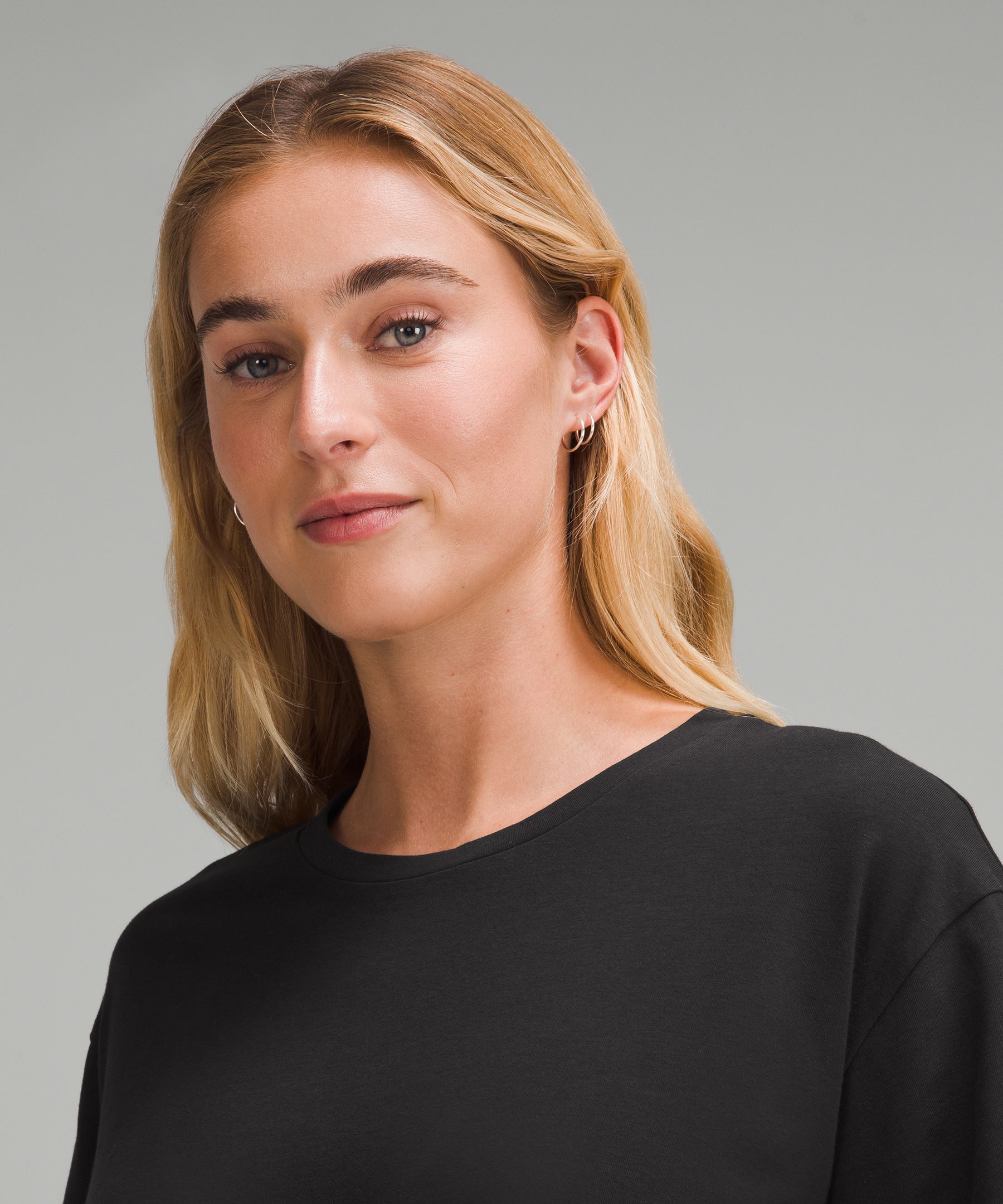 Twist-Front Oversized T-Shirt