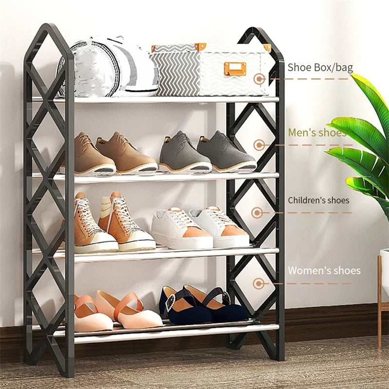 4X LAYERS DIAMOC CUT SHOE RACK