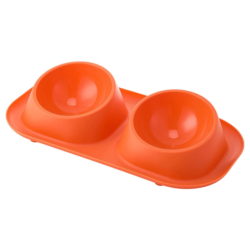 Popular Pet Bowl Double Bowl Pet Dog Basin Anti-splash Dog Bowl Cat Bowl Pet Supplies In Stock