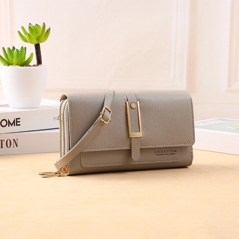 Women's All Seasons Pu Leather Classic Style Phone Wallet