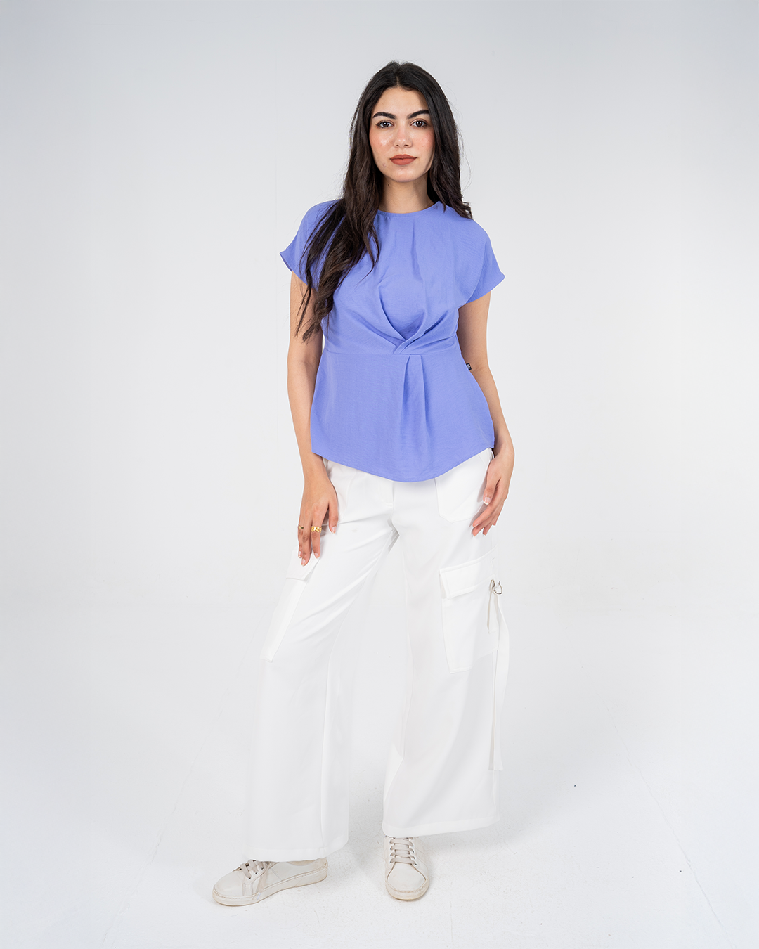 Casual Short Sleeve Womens Blouse