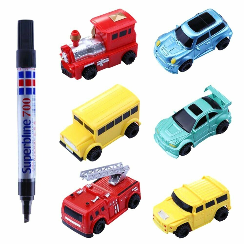 Only one-time sale throughout the year Sale-🔥47% OFF🔥)Magic Inductive Truck Toy Follows Line Drawn  Toy Vehicles Gift for Kids & Children