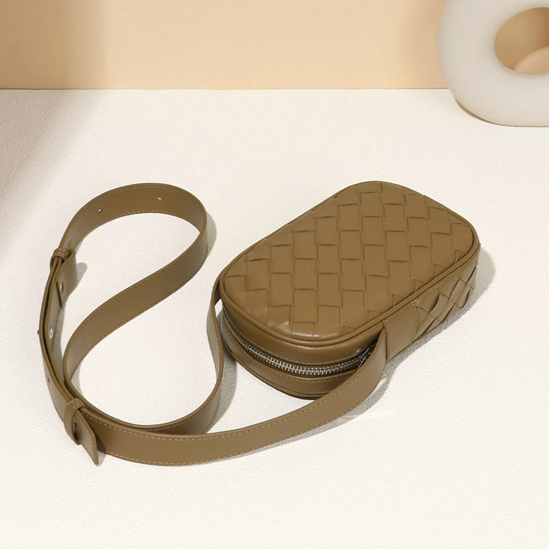 Women's Small Pu Leather Solid Color Elegant Streetwear Square Zipper Phone Wallets