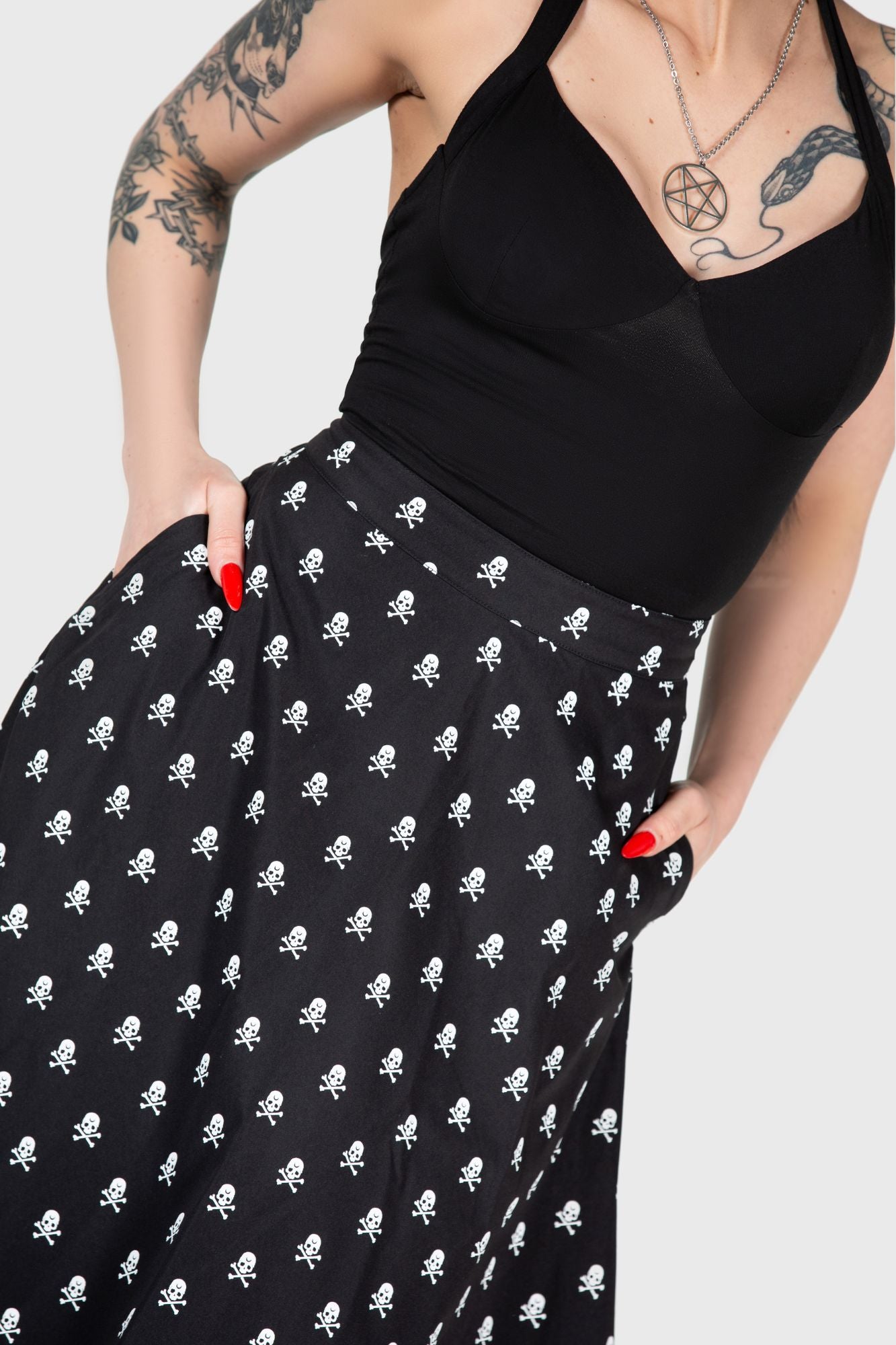 Lay Dead Midi Skirt