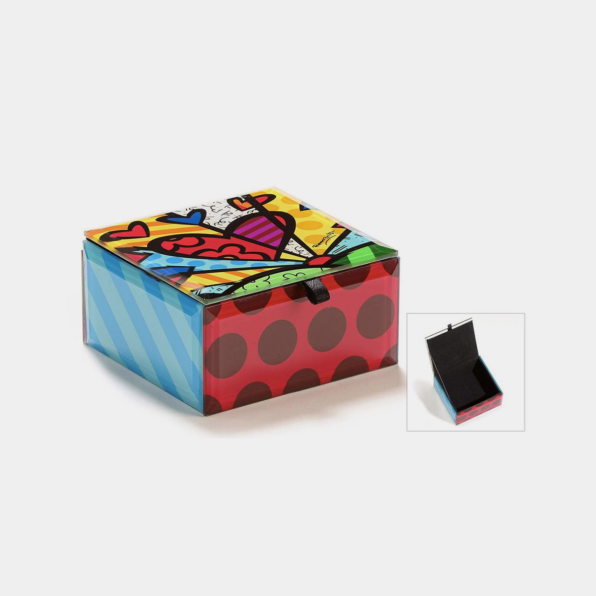Britto Glass Jewellery Box