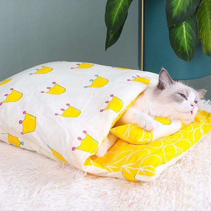 (🎁NEW ARRIVAL- 49% OFF)Movable Winter Warm Cat House Small Pet Bed