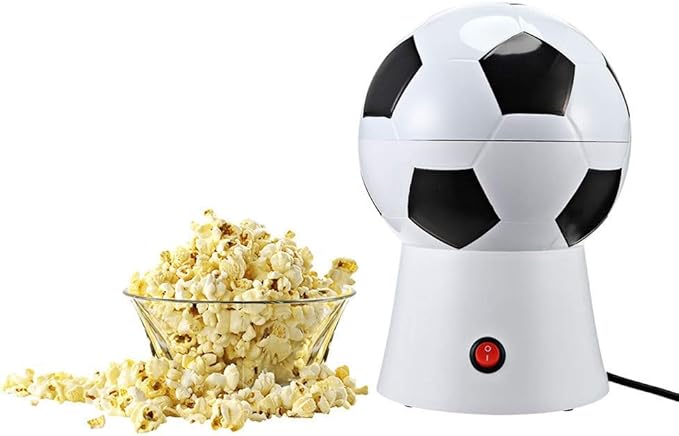 Hot Air Popcorn Maker.Football Edition Popcorn Machine