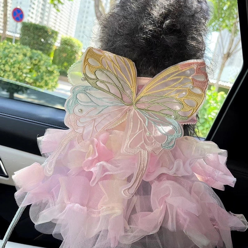 Cute Polyester Solid Color Pet Clothing