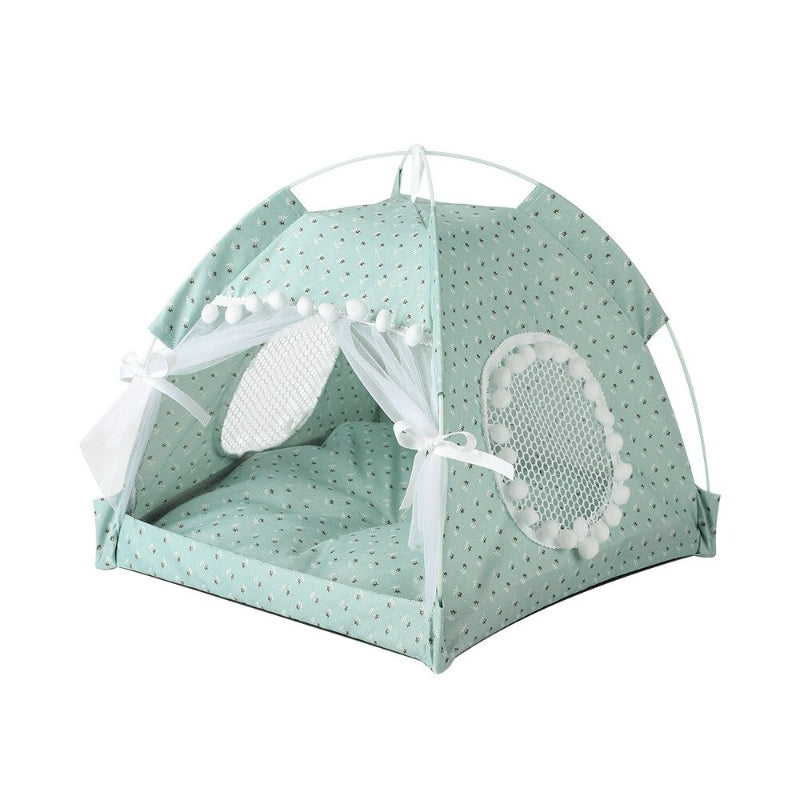 Foldable Cat Kennel Tent Bed