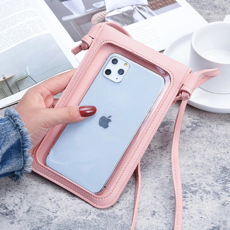 Women's All Seasons Pu Leather Basic Shoulder Bag Phone Wallet