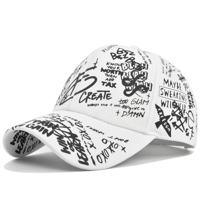 Women's Minimalist Classic Style Letter Crimping Baseball Cap