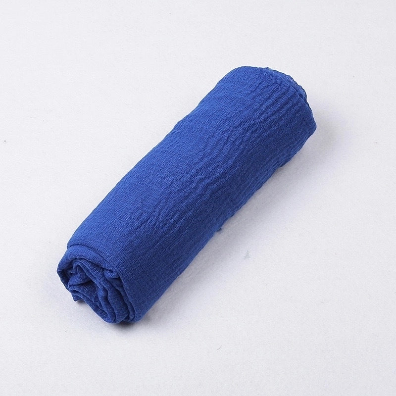 Women's Minimalist Solid Color Satin Printing Shawls