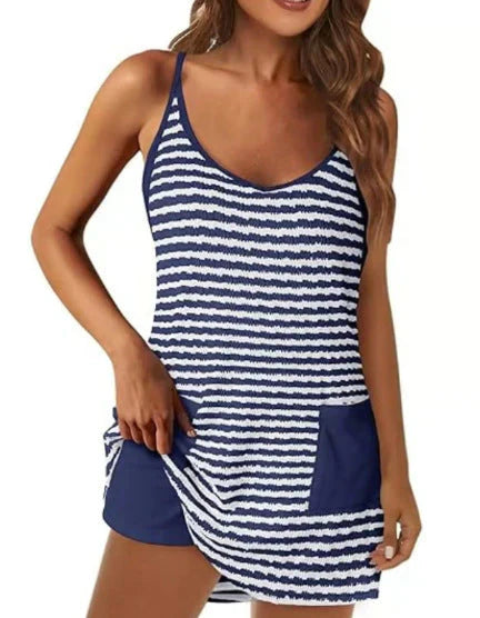 💥Hot Sales-49% OFF🔥Women's Sleeveless Summer Dress with Shorts
