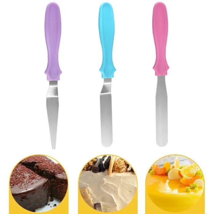 3 Pcs Cake Decoration Tool – Cake Cream Spreading Tool