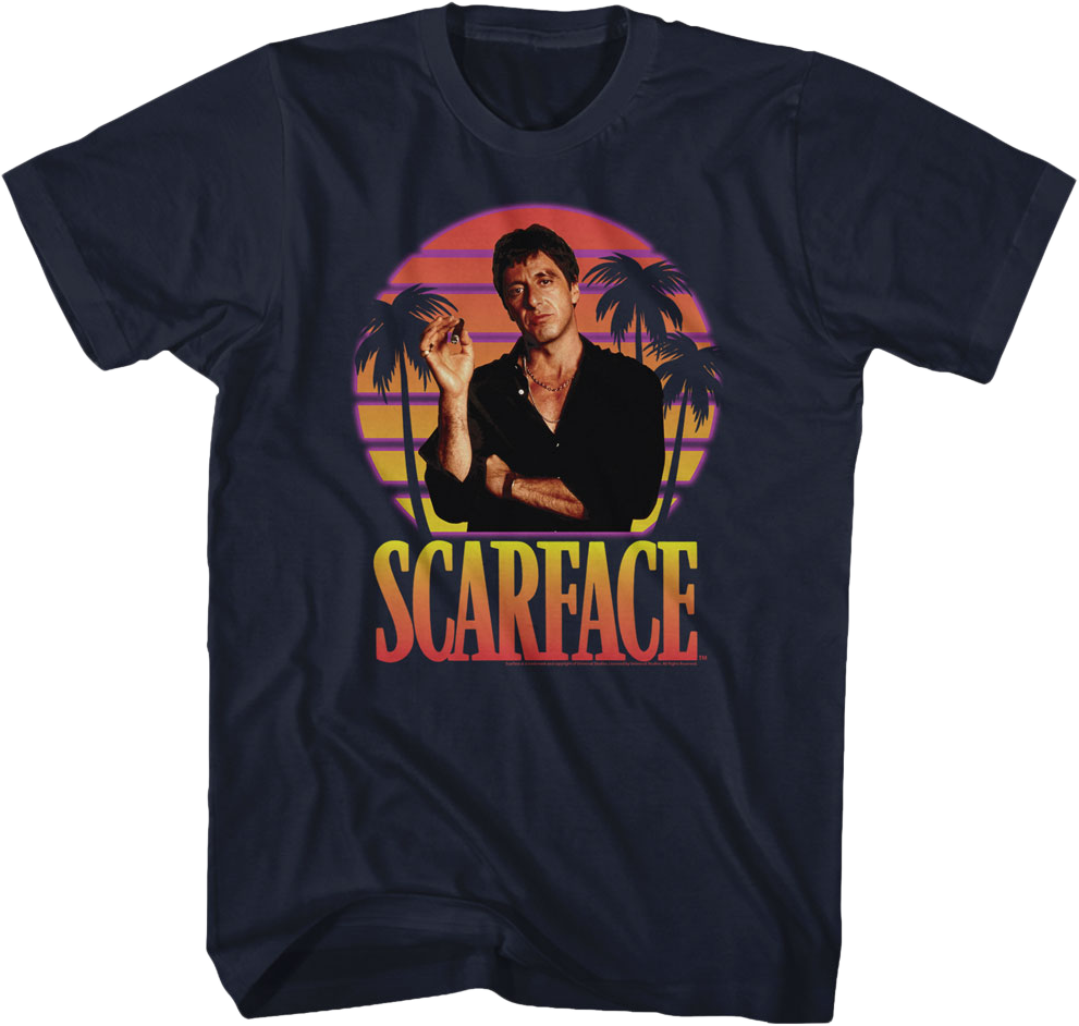 Sunset Scarface T-Shirt