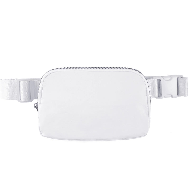 Women's Sports Solid Color Nylon Waist Bags