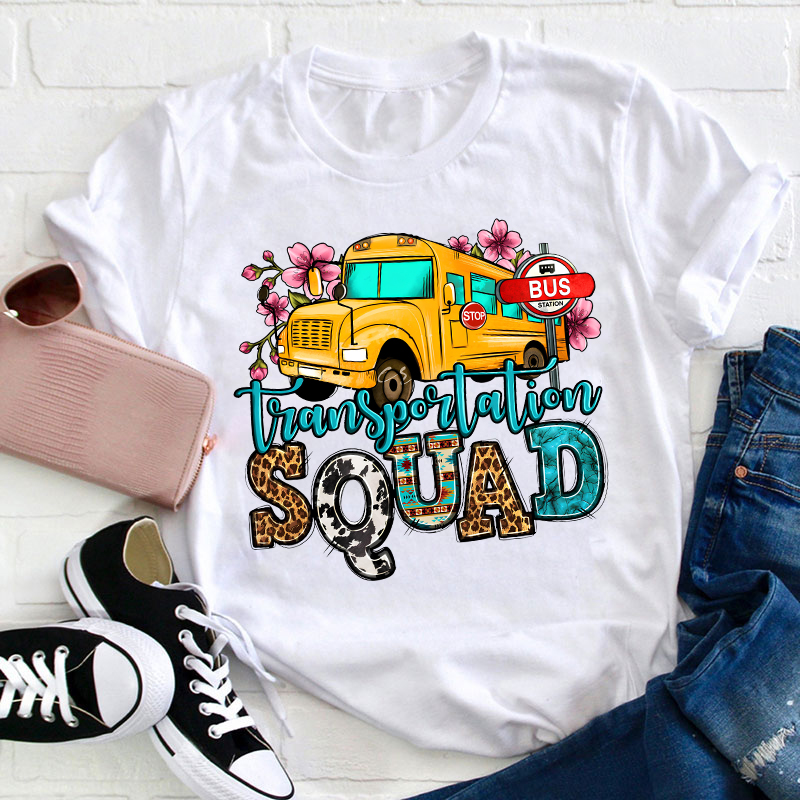 Transportation Squad Teacher T-Shirt