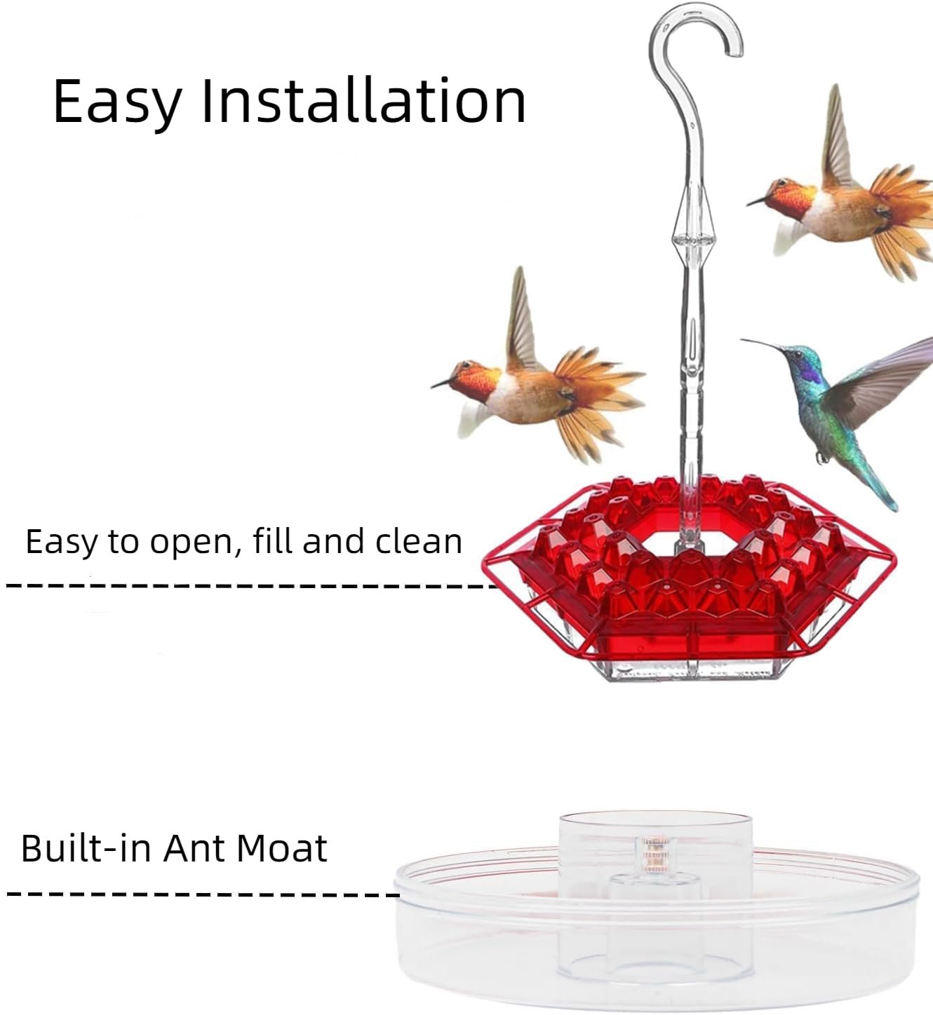 ❤️Mother's Day Sale 49% OFF-Hummingbird Feeders for Outdoors Hanging