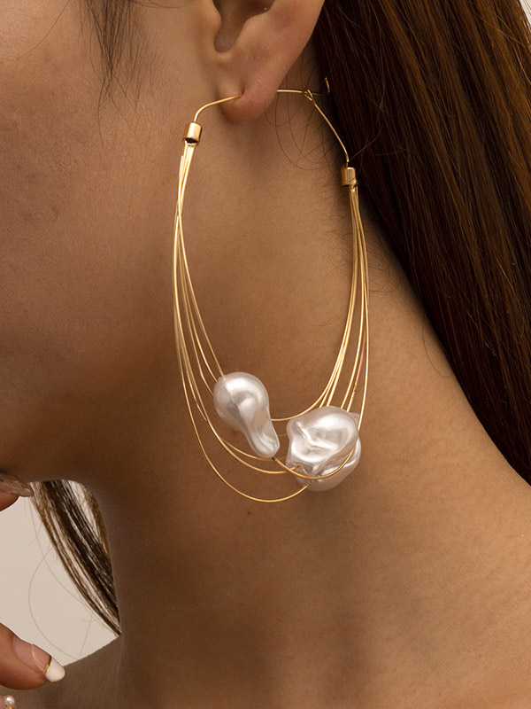 Tasseled Pearl Ear-Ring