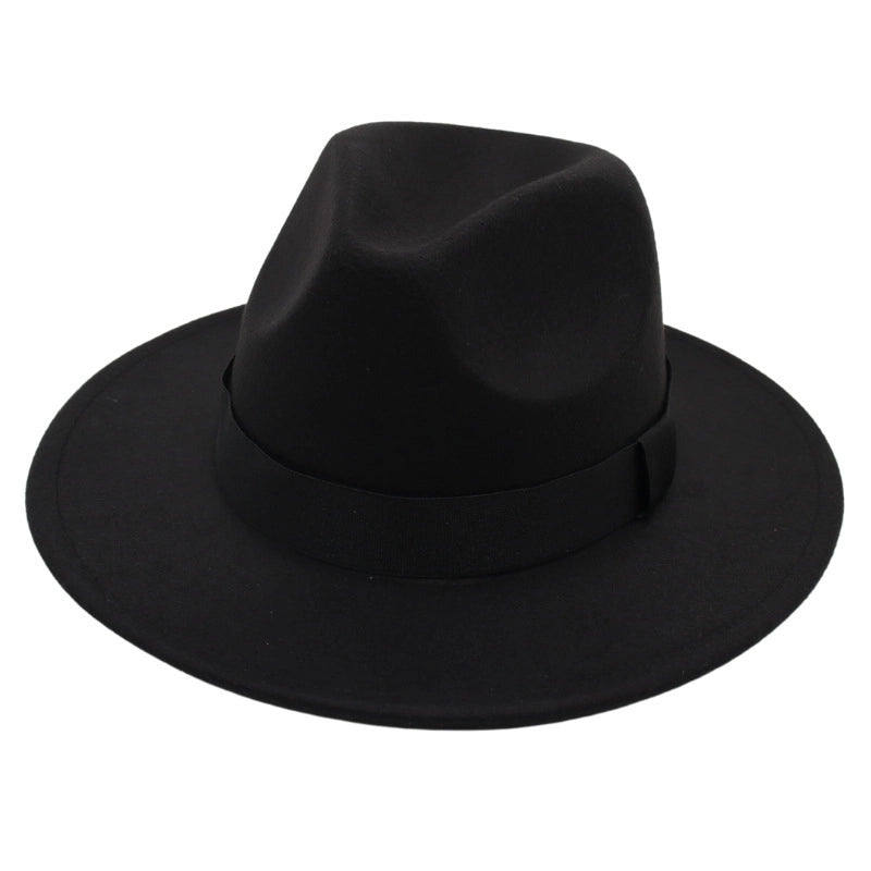 Beach Ferdo Hat Tie-dyed Top Hat Jazz Hat Men And Women Felt Hat Temperament Woolen Hat Trend