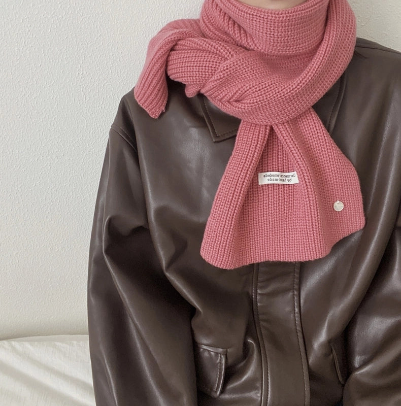 Women's Basic Minimalist Classic Style Solid Color Artificial Wool Acrylic Blend Scarf