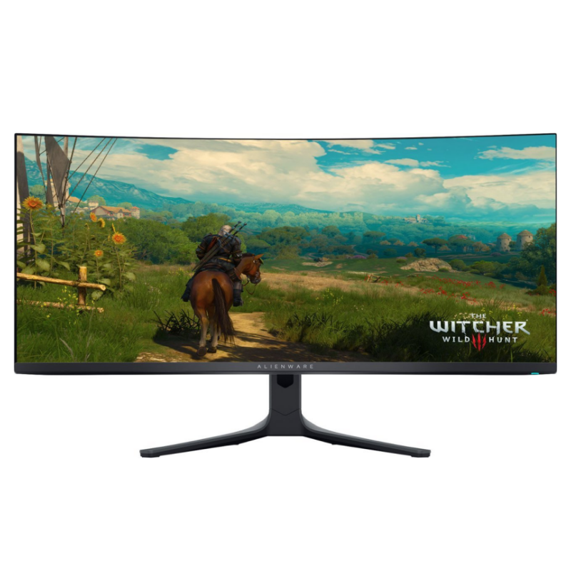 Alienware - AW3423DWF Monitor de juegos ultraancho curvo OLED Quantum Dot de 34