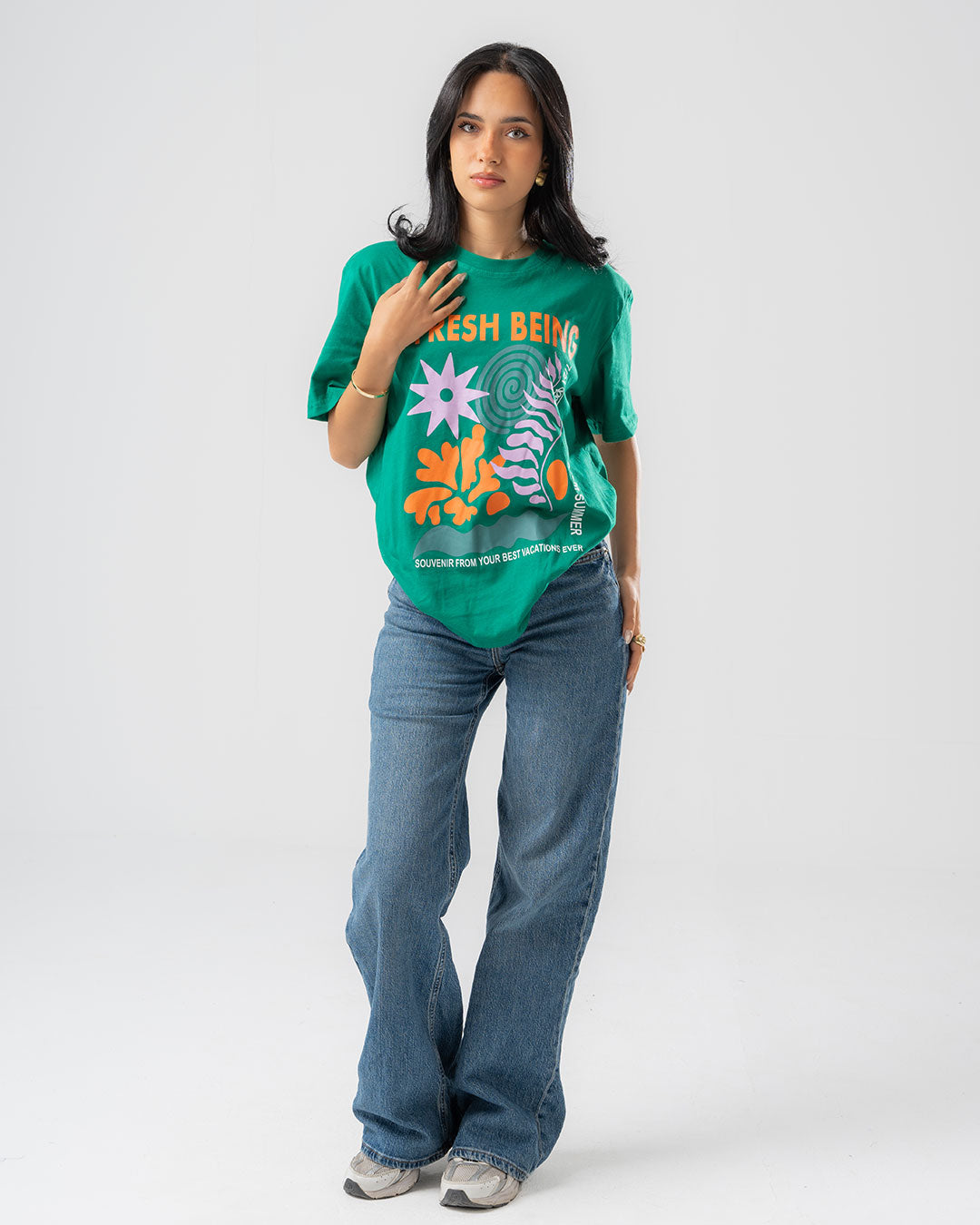 Women's Printed Short Sleeve T-shirt