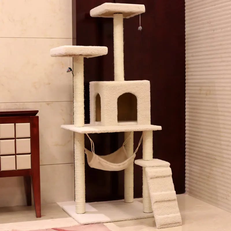 Climb & Scratch Cat Activity Center