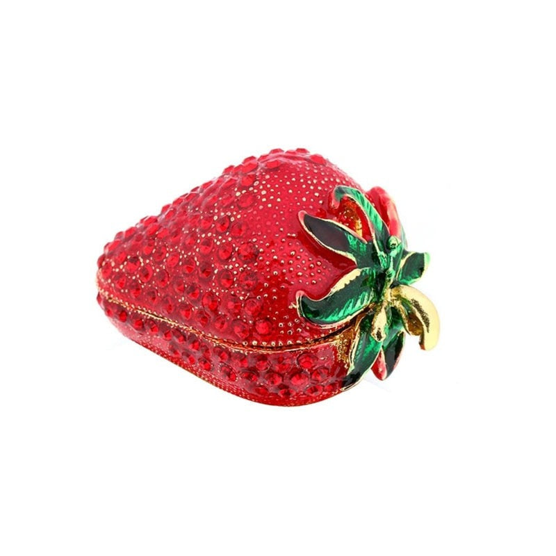 Strawberry Jewelry And Trinket Box