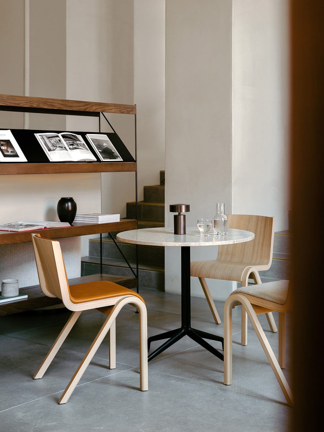 Column Table Lamp. Portable