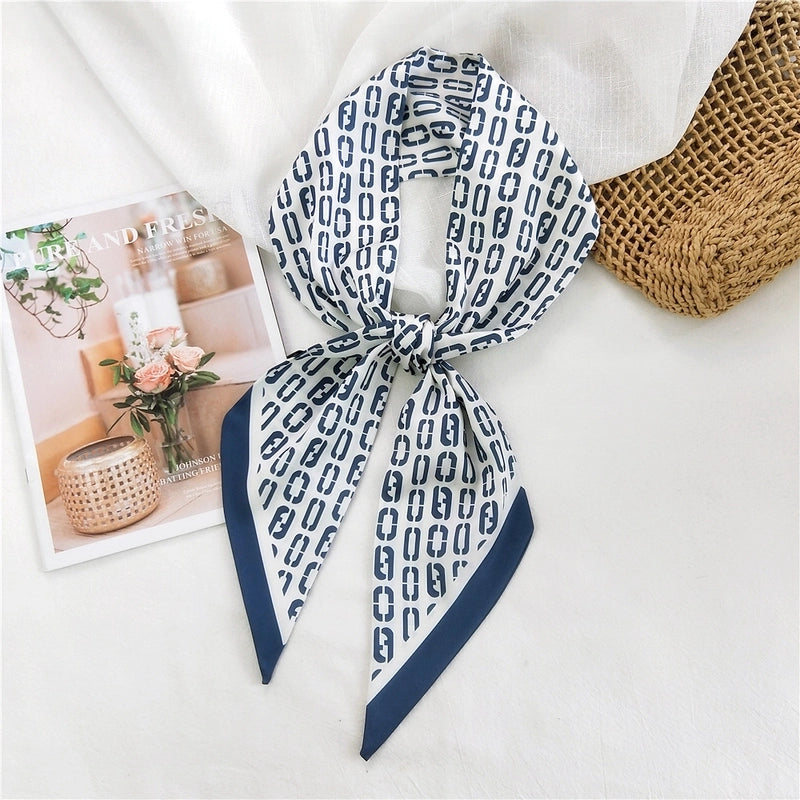 Fashion Printing Long Silk Scarf