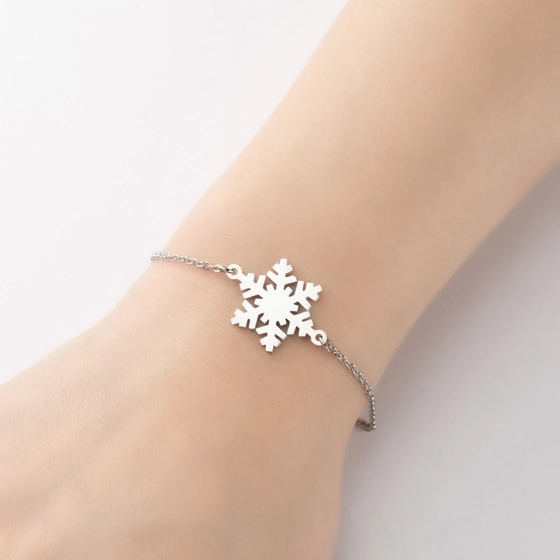 Minimalist Geometric Titanium Steel Bracelets Plating No Inlaid Stainless Steel Bracelets