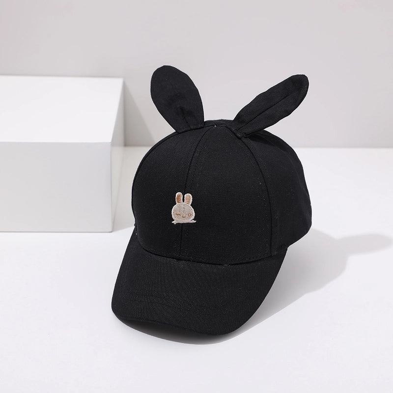Children Unisex Cartoon Style Rabbit Embroidery Baseball Cap