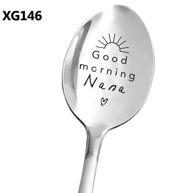 Fashion Letter Stainless Steel Tableware 1 Piece