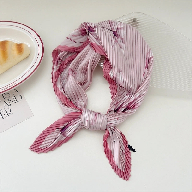 Women's Casual Minimalist Flower Polyester Printing Scarf