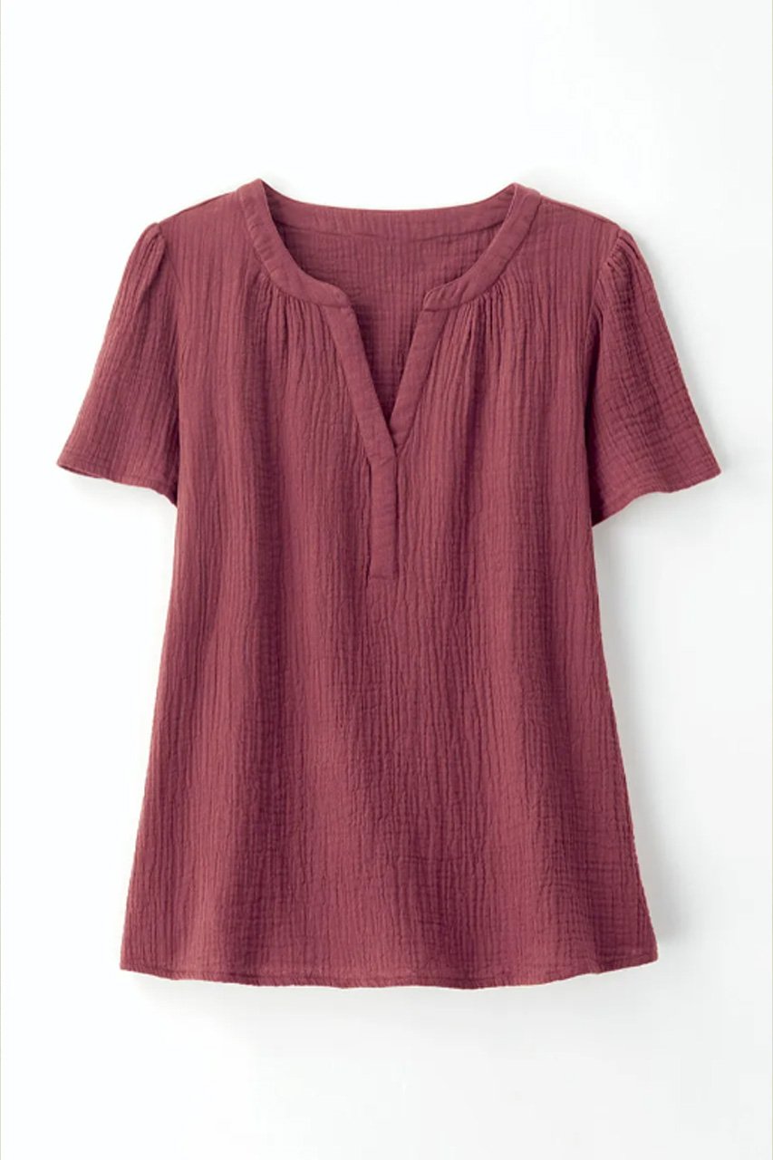 Summer Breeze Flutter Sleeve Top