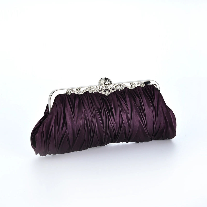 White Red Wine Red Oxford Cloth Solid Color Square Evening Bags