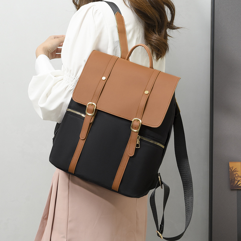 Retro Style Female  Oxford Cloth Backpack