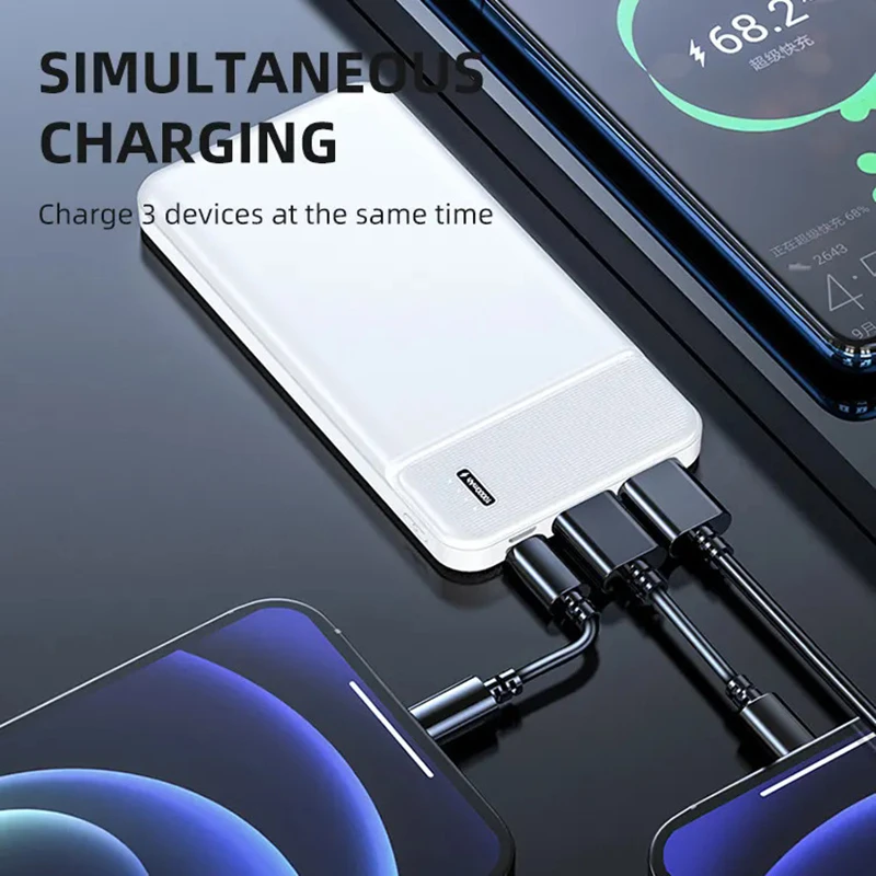 120W 50000mAh PowerBank Portable Super Fast Charger External Battery PoverBank High Capacity PowerBank For iPhone Samsung Xiaomi