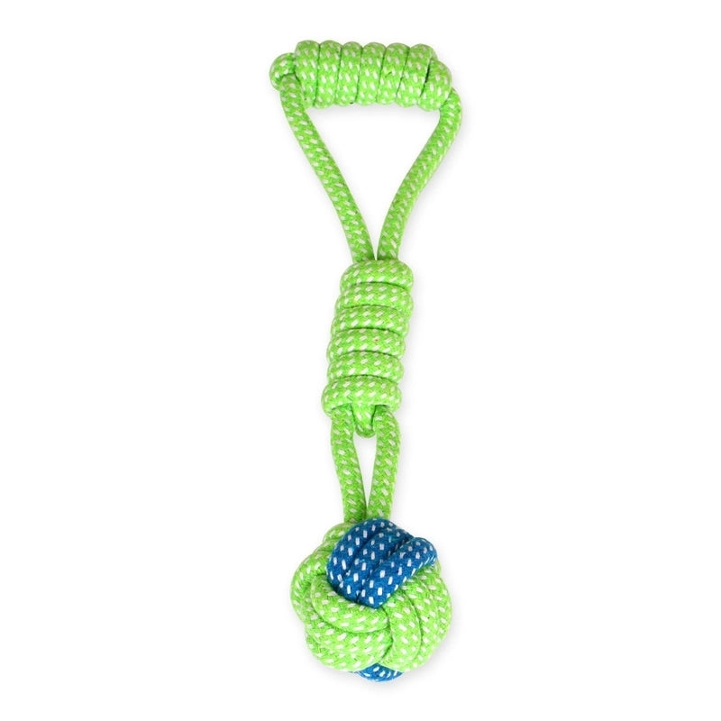 2 Pieces Pet Dog Cotton Rope Toys Tooth Cleaning Chewing Rope Combination Set Pet Supplies