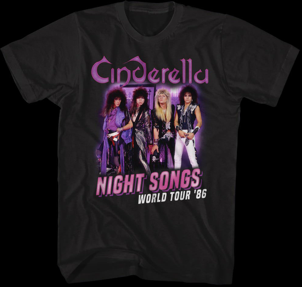 Night Songs World Tour Cinderella T-Shirt