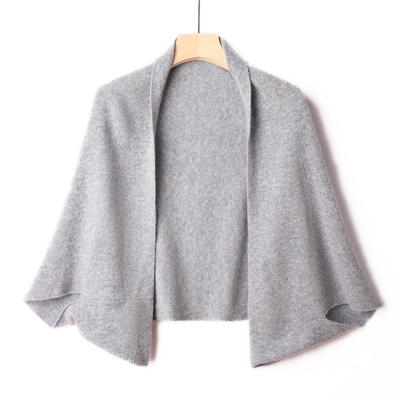 Cashmere Shawl Scarf Women's Autumn And Winter Warm Scarf Outer Sweater Knitted Cardigan Sweater Coat Top