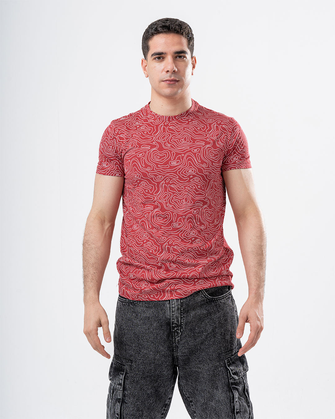 Short Sleeve Men Printed T-shirt